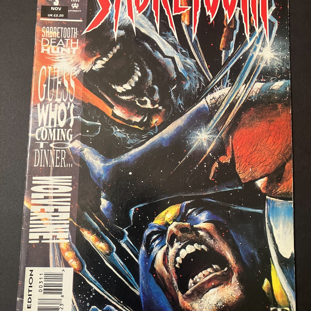 Sabretooth vs Wolverine Issue 3 Nov 1993 Marvel